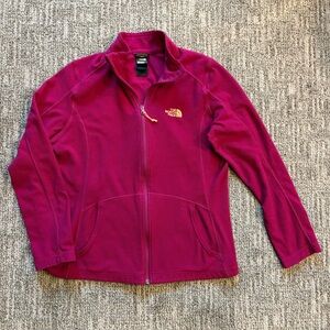 The North Face women’s full zip fleece jacket size Large